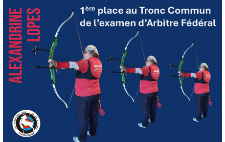 27 avr. 2025 - Alexandrine Lopes, 1ère place au Tronc Commun de l'examen d'Arbitre Fédéral